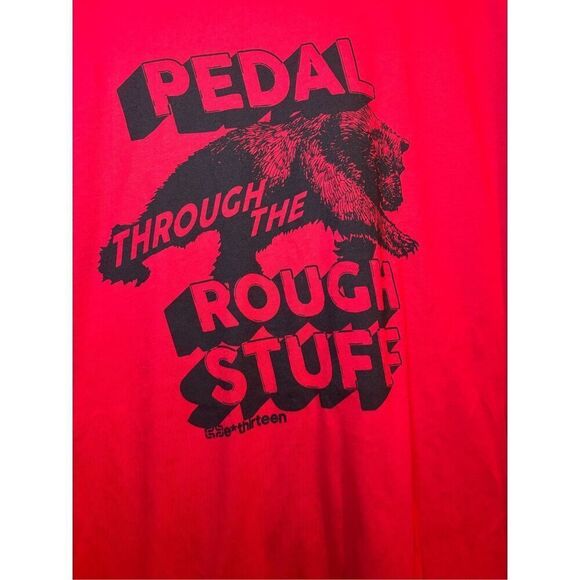 Pedal Through the rough stuff T-shirt size- Large - Picture 2 of 2